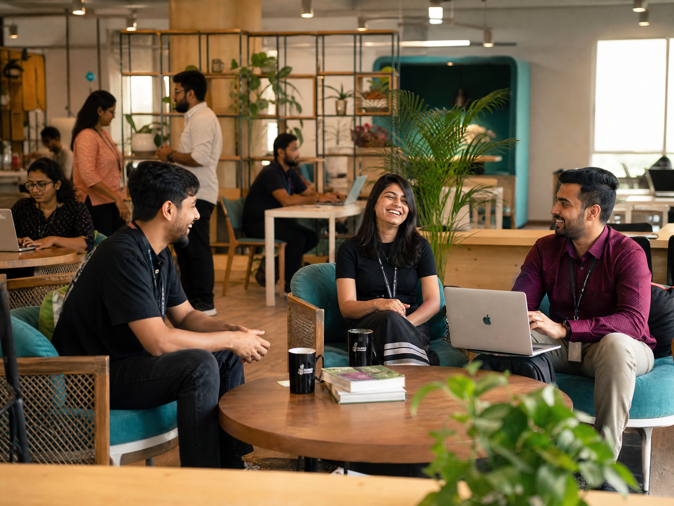 Professionals collaborating at Ecosystem Cowork